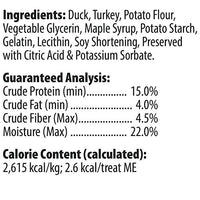
              Loving Pets Houndations Duck Training Treats Dog Treat, 4 Oz/One Size
            