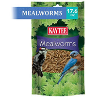 Kaytee 100508146 Mealworm Food Pouch, 17.6 Ounce, None