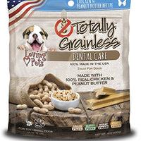 Loving Pets Totally Grainless Chicken & Peanut Butter Recipe Dental Care Toy For Small Dogs (1 Pack), 6 Oz