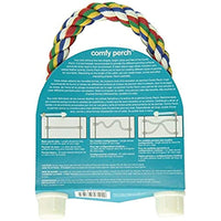 JW Pet Comfy Perch For Birds Flexible Multi-color Rope. 28" L