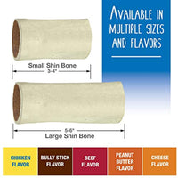 Ims Trading Cadet Shrink Wrapped Sterilized Chicken Stuffed Bone For Dogs, 5-6"