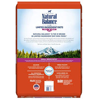 
              Natural Balance L.I.D. Limited Ingredient Diets Small Breed Bites Dry Dog Food, Salmon & Sweet Potato Formula, 12 Pounds
            