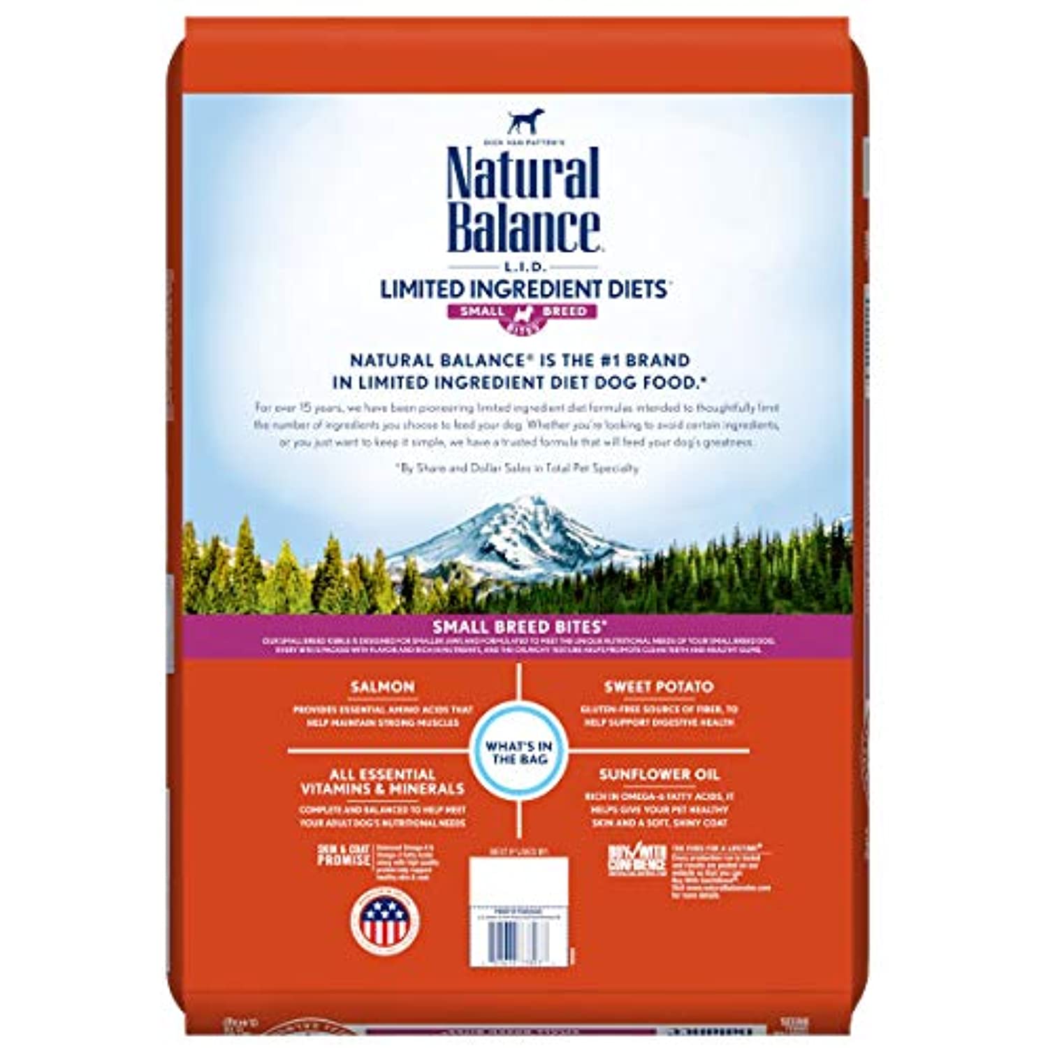 Natural Balance Limited Ingredient Small Breed Adult Grain-Free Dry Dog  Food, Chicken & Sweet Potato Recipe, 12 Pound (Pack of 1)