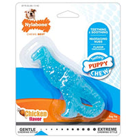 
              Nylabone Puppy Dental Dinosaur Chew Toy for Teething Puppies Chicken Flavor Small/Regular - Up to 25 lbs.
            