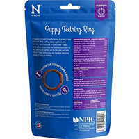 N-Bone Puppy Teething Ring Pumpkin Flavor, 3.6 Oz, 3 Rings