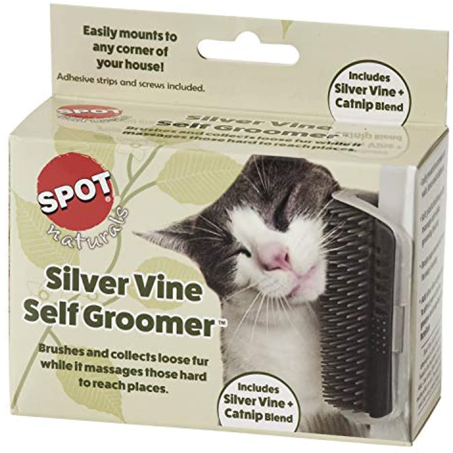 SPOT Naturals Silver Vine Cat Self Groomer Lots Of Pets