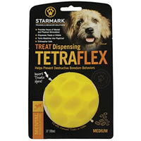 Starmark Treat Dispensing Tetraflex Dog Toy Medium