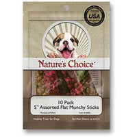 
              10pk 5"x3/4" Flat Munchy Strips
            