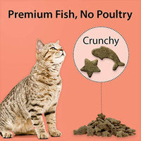 
              Emerald Pet Feline Wholly Fish! Crunchy Natural Grain Free, Chicken Free Cat Treats, Made in USA
            