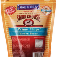 Smokehouse Pet Products 85461 Chicken Prime Chips Treat For Dogs, 4-Ounce