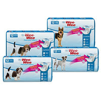 Four Paws Wee-Wee Disposable Dog Diapers 12 Count Small