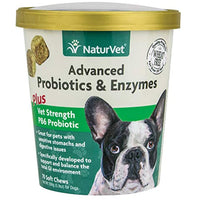 
              NaturVet  Advanced Probiotics & Enzymes - Plus Vet Strength PB6 Probiotic | Supports and Balances Pets with Sensitive Stomachs & Digestive Issues | For Dogs & Cats | 70 Soft Chews
            