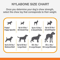 Nylabone Moderate Chew FlexiChew Dental Chew Toy Chicken Flavor X-Small/Petite - Up to 15 lbs