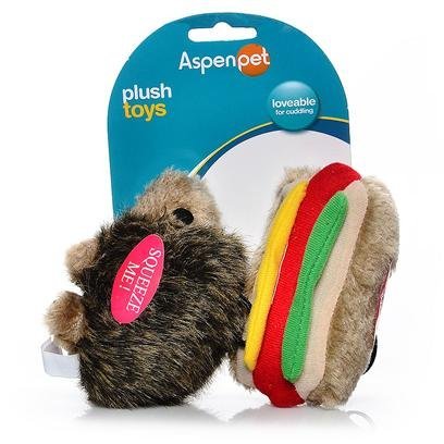 Booda Corporation (Aspen) DAP07549 Soft bite Hottdog/Hedgehog, Small, 2-Pack