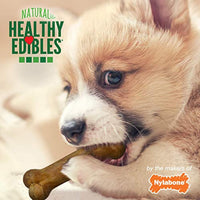 
              Nylabone Healthy Edibles Puppy Chew Treats, Lamb & Apple, Regular, 3 Count, Small/Regular - Up to 25 lbs. (N502VPP)
            