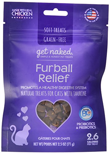 Get Naked 1 Pouch Furball Relief Soft Treats For Cats, 2.5 Oz