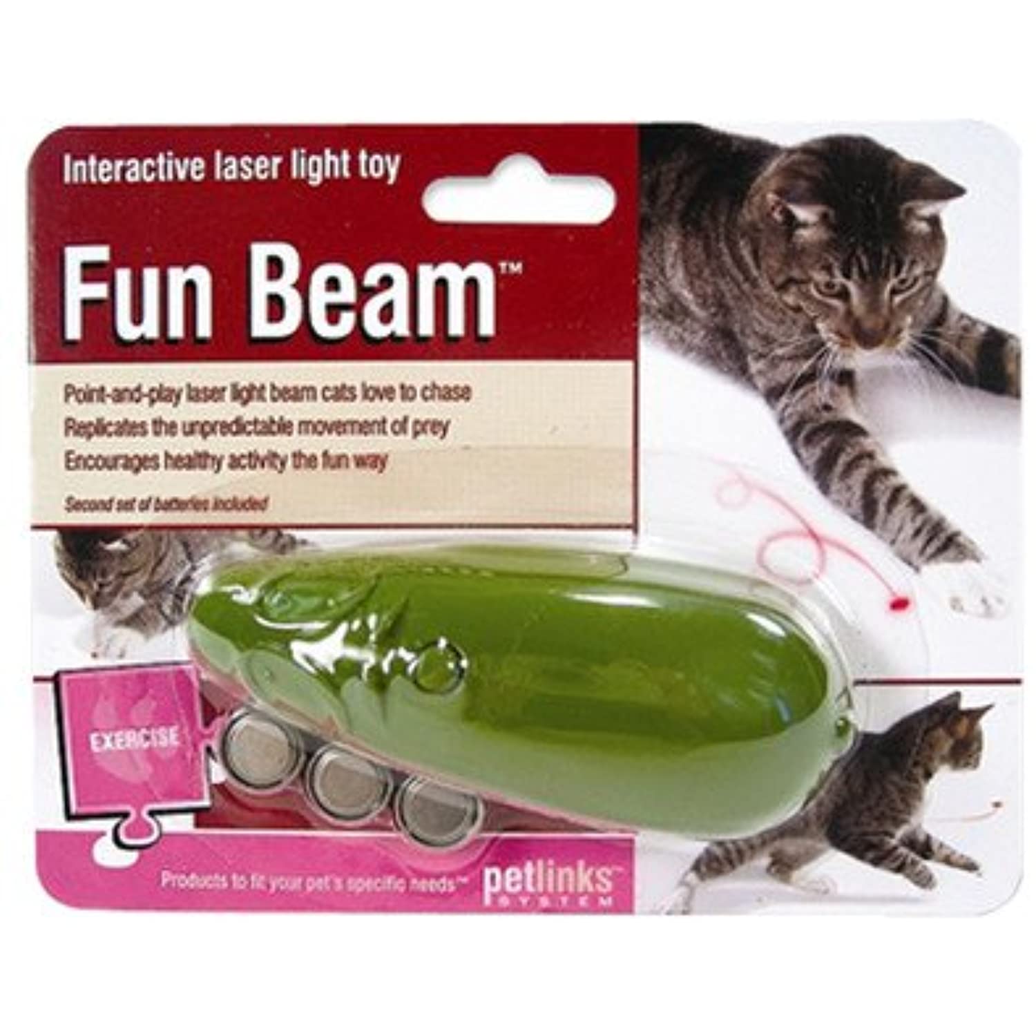 Petlinks Fun Beam Laser Cat Toy, Color Varies