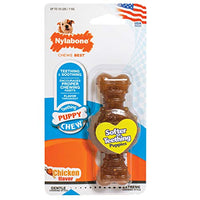 Nylabone Just for Puppies Petit Chicken Flavored Puppy Dog Ring Bone Teething Chew Toy