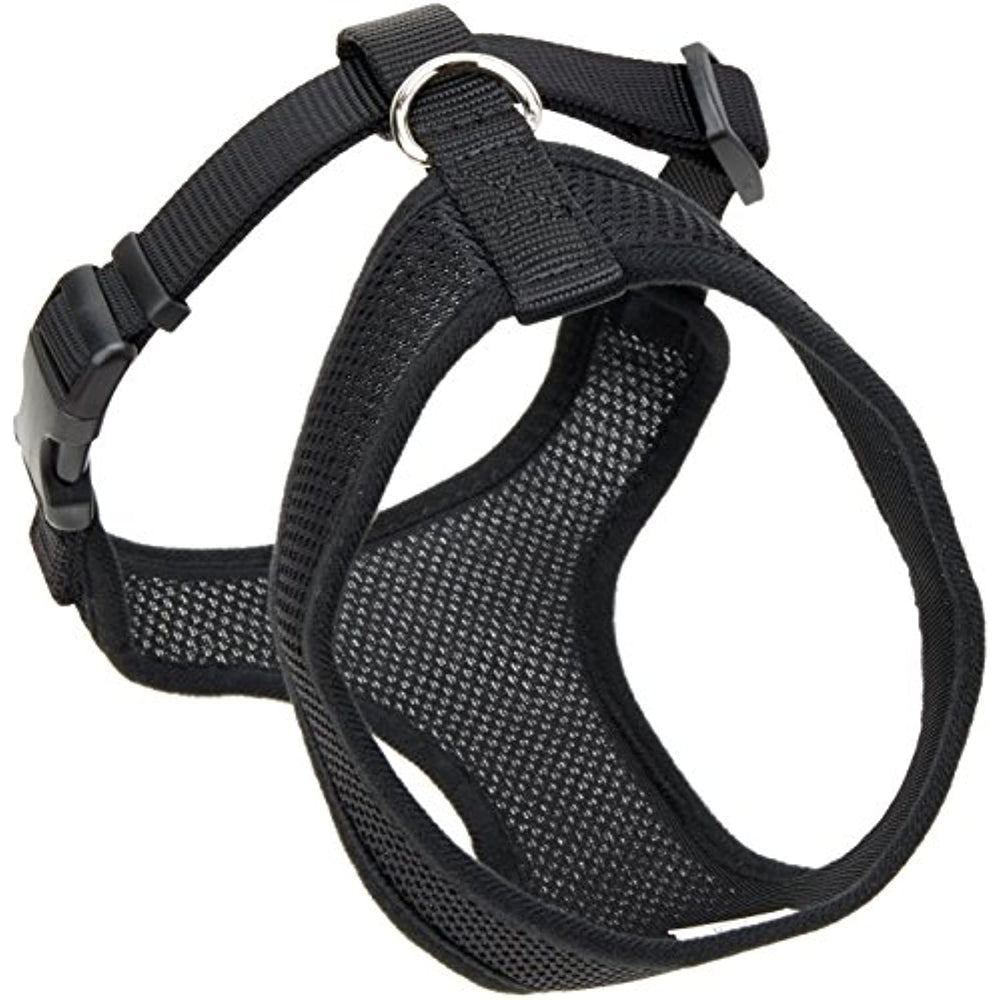 Coastal Comfort Soft Adjustable Dog Dog Harness - Black Small For Dogs 11-18 lbs