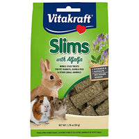 
              Vitakraft Slims with Alfalfa Rabbit, Guinea Pig & Small Animal Nibble Stick Treat, 1.76 oz
            