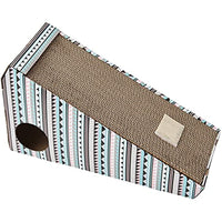 
              SPOT Ethical Products Corrugated Cardboard Cat Scratcher / 17" Ramp with Cutout/with Catnip and Silver Vine, Multi
            