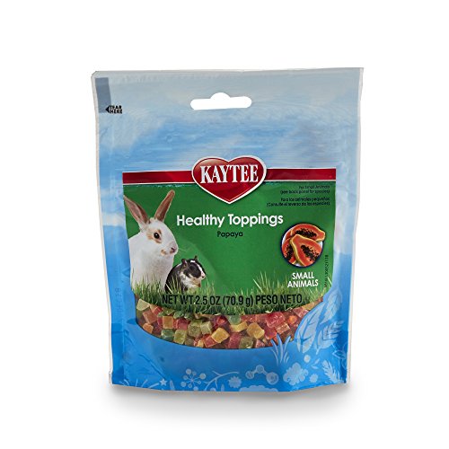 Kaytee Fiesta Healthy Toppings Papaya Treat for Small Animals, 2.5-oz bag