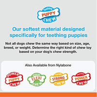 
              Nylabone Just for Puppies Wolf Chicken Flavored Bone Puppy Dog Teething Chew Toy
            