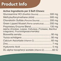 
              NaturVet ArthriSoothe-Gold Level 3 Advanced Joint Care for Dogs  Soft Chew Dog Supplement with Glucosamine, MSM, Chondroitin & Hyaluronic Acid  Wheat-Free Pet Supplements  70 Ct.
            