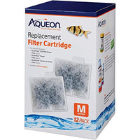 Aqueon QuietFlow Filter Cartridge, Medium, 12 Cartridges (Pack of 1)