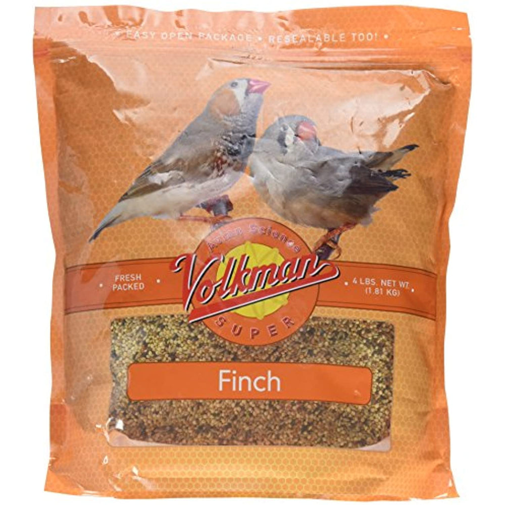 Volkman Seed Avian Science Super Finch Nutritionally Balanced Diet Food 4 lbs