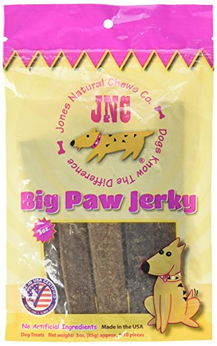 Jones Natural Chews Beef Jerky Dog Treat, Large