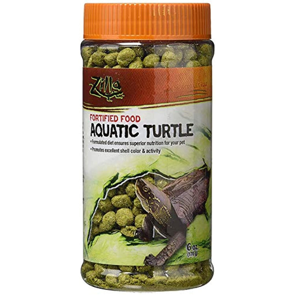 Zilla Reptile Food Aquatic Turtle Fortified, 6-Ounce
