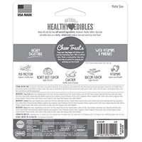 
              Nylabone Healthy Edibles All Natural Long Lasting Chew Treats Variety Pack, Roast Beef & Chicken & Bacon Petite 3 count, Brown (491151)
            