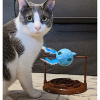 
              Doc & Phoebe's Twirly Bird Treat Snacker for Cats, Multi (33054)
            