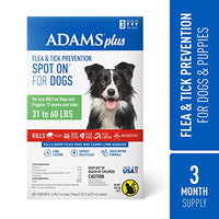 Adams Plus Fleas and Tick Prevention Spot On for Large Dogs Large Dogs 31 to 60 lbs