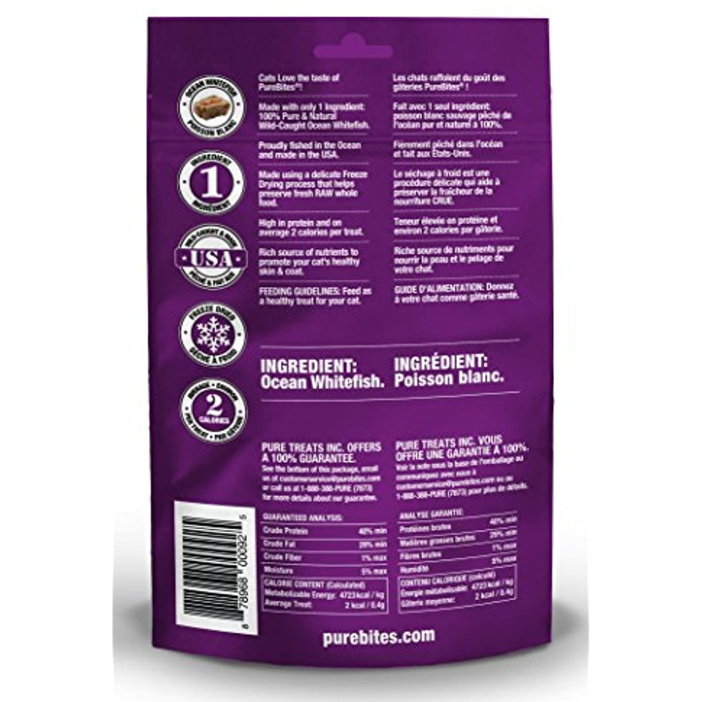 PureBites Ocean Whitefish for Cats, 0.70oz / 20 g- Value Size