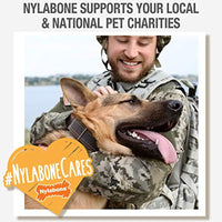 Nylabone Healthy Edibles Bacon Flavored Dog Treats | All Natural Grain Free Dog Treats Made In the USA Only |