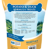 Natural Balance L.I.D. Limited Ingredient Diets Small Breed Dog Treats, Potato & Duck Formula, 8 Ounce Pouch, Grain Free