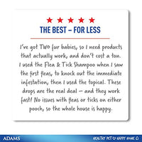 
              Adams Plus Fleas and Tick Prevention Spot On for Dogs Topical 3 month supply Small Dog 5 to 14 lbs
            