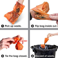Bags on Board Dog Poop Bags | Strong, Leak Proof Dog Waste Bags | 9 X14", 60 Assorted Color Bags