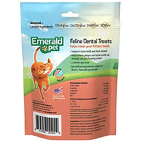 
              Emerald Pet Feline Dental Crunchy Natural Grain Free Cat Treats, Made in USA
            