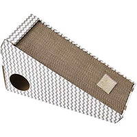 
              SPOT Ethical Products Corrugated Cardboard Cat Scratcher / 17" Ramp with Cutout/with Catnip and Silver Vine, Multi
            