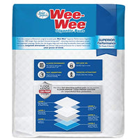 
              Wee-Wee Puppy Training Pee Pads 18-Count 27.5" x 44" Gigantic Size Pads for Dogs
            