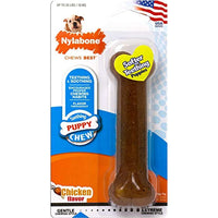 
              Nylabone Just for Puppies Wolf Chicken Flavored Bone Puppy Dog Teething Chew Toy
            