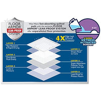 
              Four Paws Wee-Wee Puppy Training Insta-Rise Border Pee Pads 10-Count 22" x 23" Standard Size
            