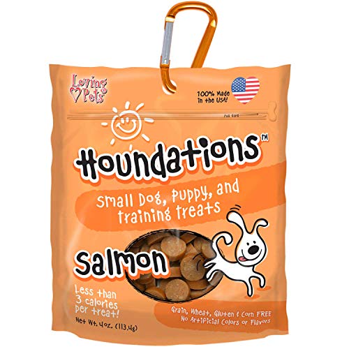 Loving Pets Houndations Salmon Training Treats Salmon Dog Treat, 4 Oz/One Size