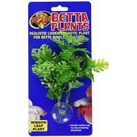 
              Zoo Med Betta Plant, Realistic Looking Window Leaf Plant for Fish Tanks
            