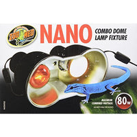 
              Zoo Med Nano Combo Dome Lamp Fixture, 40 Watts Per Socket, LF-36e, Silver
            