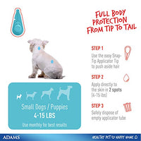 
              Adams Plus Fleas and Tick Prevention Spot On for Medium Dogs 15 to 30 lbs
            