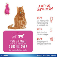 
              Adams Plus Flea & Tick Spot On for Cats & Kittens Over 5 lbs
            